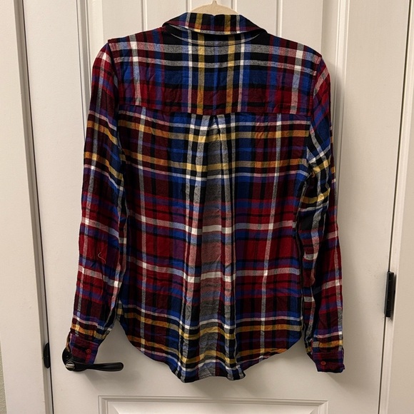 L'AGENCE Multicolor Plaid Button-Down Shirt - Picture 6 of 6
